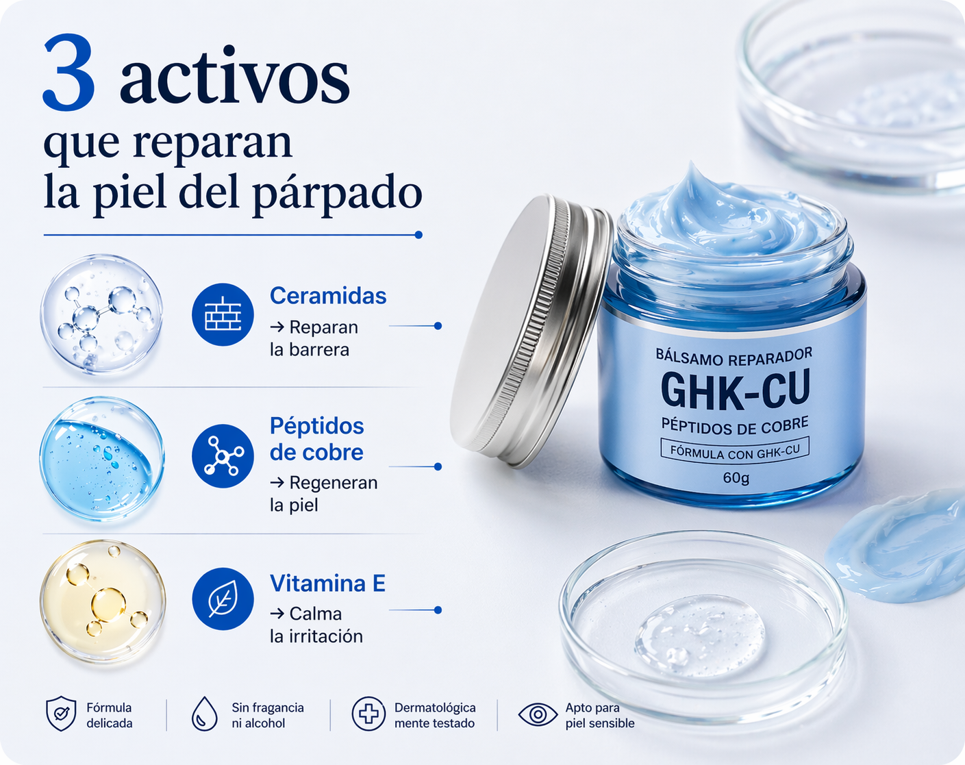 Velora™ Blue Calm Eye Balm
