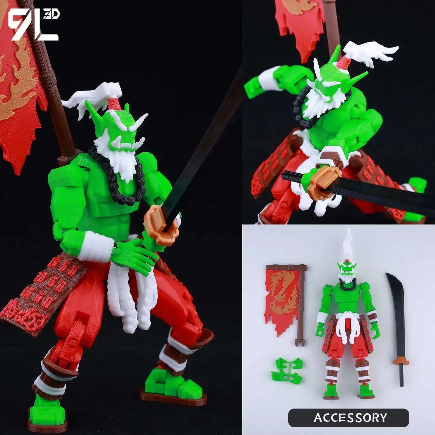 9L3D Printed Anime Characters Lucky Dummy 13 Action Figures Deadpool Wolverine Multi-Jointed Movable Shapeshift Mannequin Toys