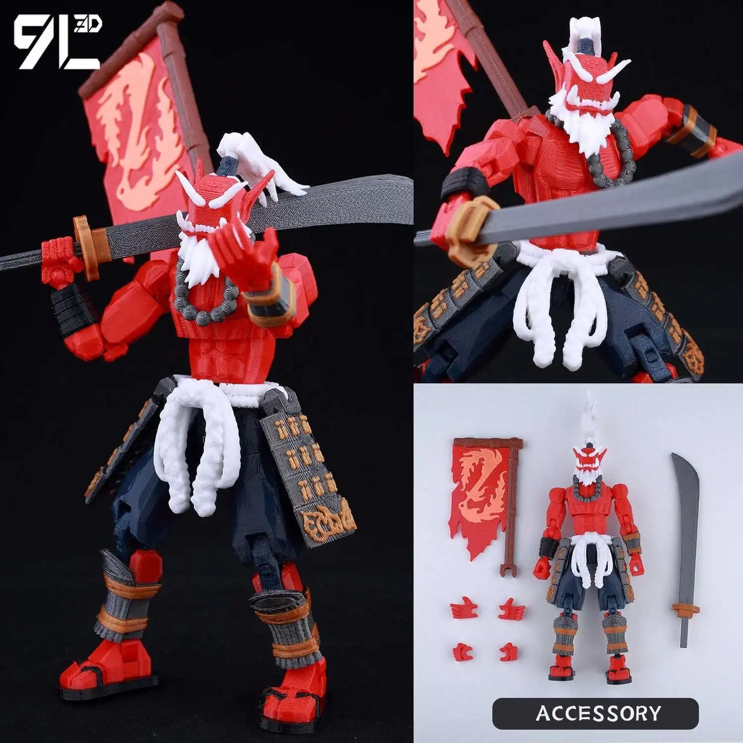 9L3D Printed Anime Characters Lucky Dummy 13 Action Figures Deadpool Wolverine Multi-Jointed Movable Shapeshift Mannequin Toys