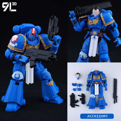 9L3D Printed Anime Characters Lucky Dummy 13 Action Figures Deadpool Wolverine Multi-Jointed Movable Shapeshift Mannequin Toys